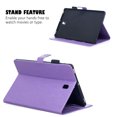 thumbnail image 6 of Galaxy Tab S4 10.5 2018 Case, Allytech Emboss Butterfly Dianmond PU Leather Cover Folio Case Stand with Cash Card Slots for Samsung Galaxy Tab S4 10.5 SM-T830/T835/T837 2018 Model, Purple, 6 of 7