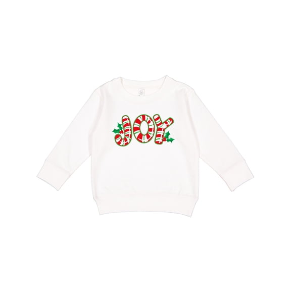 Inktastic Candy Cane Joy Toddler Sweatshirt