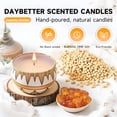 thumbnail image 2 of DAYBETTER 3 Pack Fall Candles, Scented Candles for Women, Total 60 Hour for Christmas, Pumpkin Cinnamon, Cocoa Coconut, Moroccan Amber,for Gifts, Birthday, 2 of 7