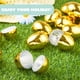 thumbnail image 4 of Huevos de Pascua dorados JOYIN 2.3 de plástico metálico, 6 unidades, rellenables, 4 of 7