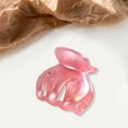 thumbnail image 3 of Pumpkin Shape High Ponytail Grab Clip Anti-slip Spring Design Translucent Head Back Hair Shark Clip Headdress Hair Accessories, 3 of 6