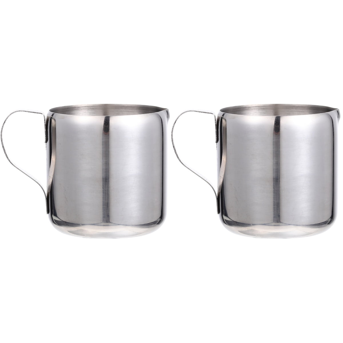 HOMEMAXS 2pcs Professional Milk Frothing Pitcher Stainless Steel Milk ...