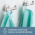 thumbnail image 4 of TOWN & COUNTRY BASICS 6-Piece Assorted Waffle Woven Terry Stripe Set, 2 Bath Towel, 2 Hand Towel, 2 Washcloth, 100% Cotton, Quick Dry, Aqua, 4 of 8