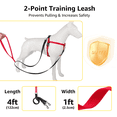 thumbnail image 4 of No-Pull Dog Harness and Leash Set, Front Clip Adjustable Vest with Handle for Control, Easy Walking Training(M,Red), 4 of 6