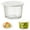 White, variant on Reusable Glass Mixing Bowls, Airtight Lidded Storage Containers, Versatile Meal Prep Kitchen Bowls for Cooking, Baking, Fridge, Freezer, Lunch, Salad & Yogurt White