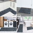 thumbnail image 5 of Black Leopard Pattern Kitchen Rugs Sets Of 2,Anti Fatigue Kitchen Mat Rugs Non Slip Washable,Decorative Kitchen Floor Mats for Kitchen,Sink,Laundry,17"x30"+17"x47", 5 of 7