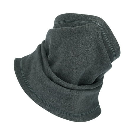 Face Cover Neck Gaiter Black Ski Mask Balaclava Furry Women s Dark Grey