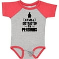 thumbnail image 3 of Inktastic Easily Distracted by Penguins Boys or Girls Baby Bodysuit, 3 of 5