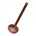 thumbnail image 1 of Handcrafted Wooden Ramen Soup Spoon, Long Handle Hot Pot Spoon Stainers, Ramen Ladle Strainer Kitchen Utensils, 1 of 8