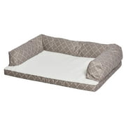 Angle View: Midwest Homes for Pets QuietTime Couture Hampton Orthopedic Sofa / Dog Bed