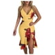 thumbnail image 2 of WILLBEST Vestidos de Dama Vestido de Fiesta con Cuello En V y Estampado Floral de Verano para Mujer Vestido de Tirantes Finos Chica, 2 of 2