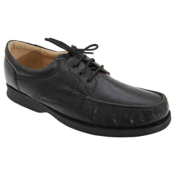 Roamers Mens Canoe Front Apron Tie Softie Leather Shoes