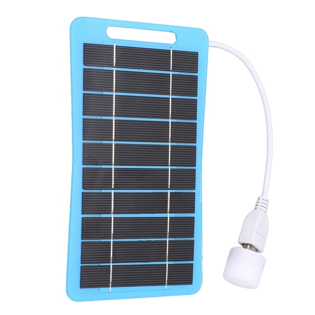Cargador Portátil Del Panel Solar, Panel Solar Ligero 5W De La Eficacia Alta Para Acampar