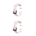 thumbnail image 3 of Seitruly Replacement Silicone Strap Multi-colored Wear-Resistant Wristband Watchband Snap Elasticity Bracelet Good with Rosa claro 2Conjunto, 3 of 6