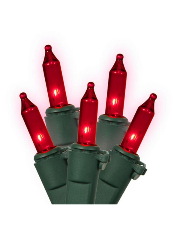 Red Christmas Lights in Christmas Tree Lights by Color