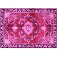 thumbnail image 1 of Ahgly Company Indoor Rectangle Persian Pink Traditional Area Rugs, 2' x 4', 1 of 4