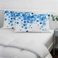 thumbnail image 4 of Blue Gradient Throw Pillow Covers, Abstract Polka Dots Vintage Modern Art Soft Breathable Pillow Cases with Invisible Zipper for Sleeping, Toddler Pillowcases for Couch Bed Sofa Chair 12x20 Inches, 4 of 9