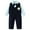 Navy, variant on felwors Toddler Baby Boy Clothes Suit Gentleman Wedding Outfits, Formal Dress Shirt Bowtie Vest Boutonniere Suspender Pants