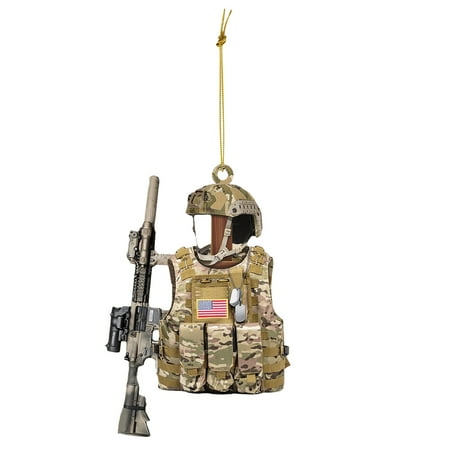 

Yotyukeb DIY Commemorative Military Name Military Decoration Pendant C