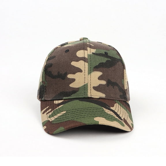 TELOLY Men's Camo Baseball Cap,Adjustable Outdoor Sports Hat,All-Season Sun Protection Durable Baseball Hat,Stylish Army Green Design for Travel & Hiking