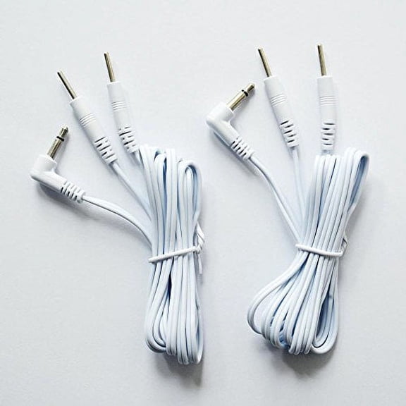VeniCare Electrode Lead Wires / Cables for Digital Massager Tens 3.5mm One Pair (2pcs)