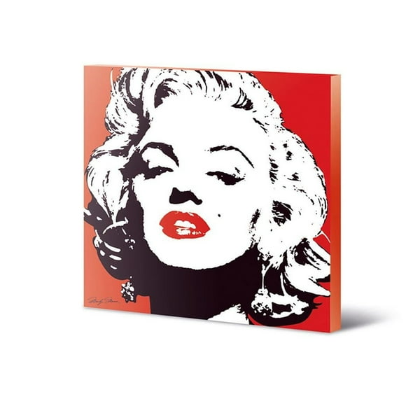 Marilyn Monroe Impression sur Toile Rouge