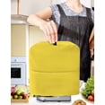 thumbnail image 2 of Yellow Stand Mixer Dust Cover with Storage Pocket & Handles, Pure Yellow Fits All Tilt Head & Bowl Lift Kitchen Appliance Cover Organizer Bag Accessories, 6-8 Quart, 2 of 6