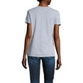 thumbnail image 3 of Hanes Women's X-temp Short Sleeve V-neck Tee, 3 of 5