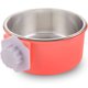 thumbnail image 1 of Cajón para perro, cuenco extraíble de acero inoxidable, alimentador de agua y comida, cuencos, jaula, taza para gallinero, 1 of 5