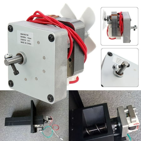 120v 60Hz Replacement Auger Motor For Pit Boss Electric Wood Pellet Smoker (Best Ashtray For Weed Smokers)