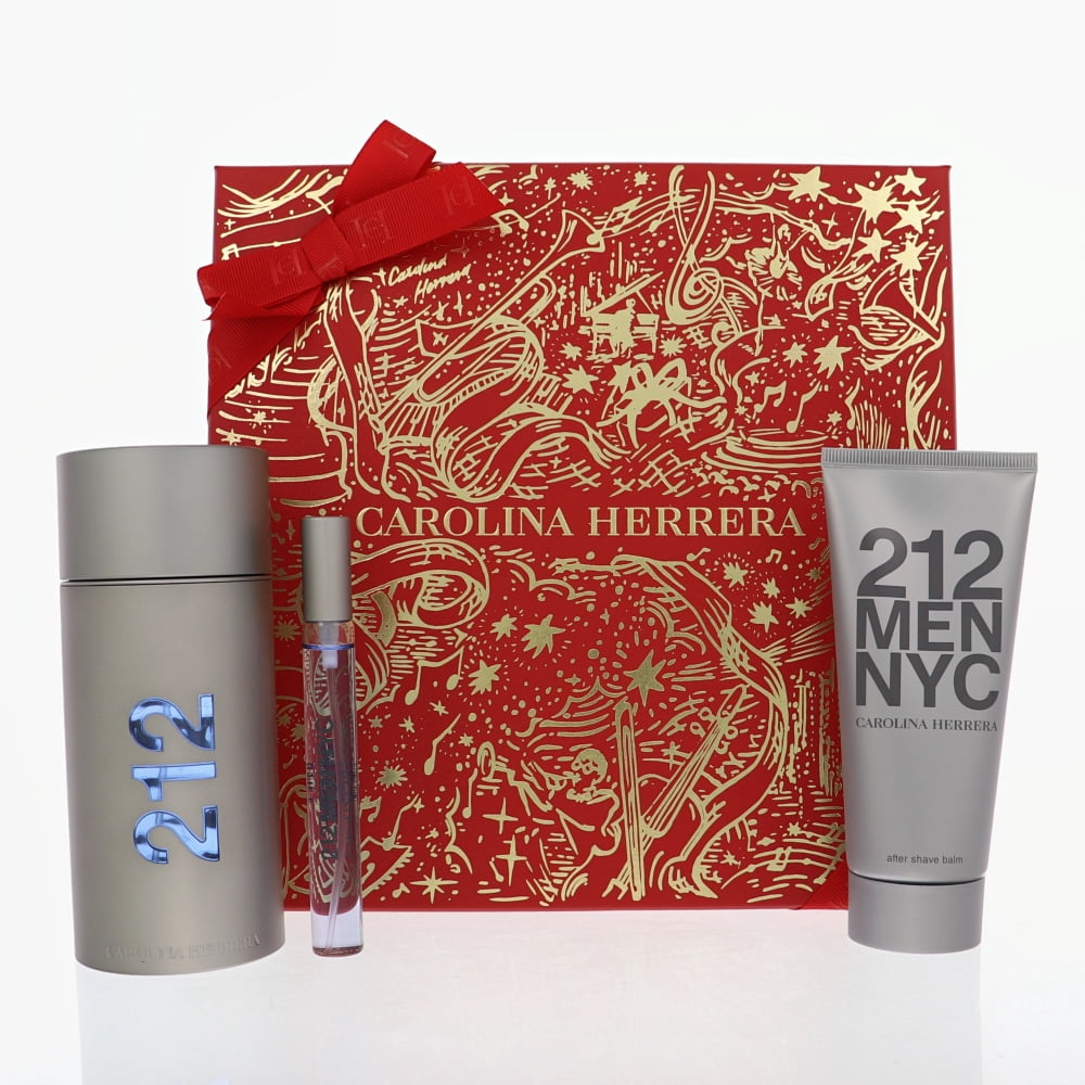 Carolina Herrera 212 Gift Set for Men, Woody Musk Perfume
