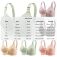 thumbnail image 5 of Bixock Push Up Bra for Women No Underwire Wireless Bra Thin Breathable Lift Support Front Button Closure Abjustable Straps Women Under Wear, 5 of 5