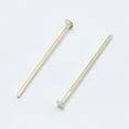 thumbnail image 2 of Brass Flat Head Pins Long-Lasting Plated Nickel Free Real 18K Gold Plated 20x0.7mm Head: 2mm 600pcs/bag, 2 of 2