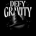 thumbnail image 2 of Junior's Wicked Defy Gravity Witch Hat  Graphic T-Shirt, 2 of 4