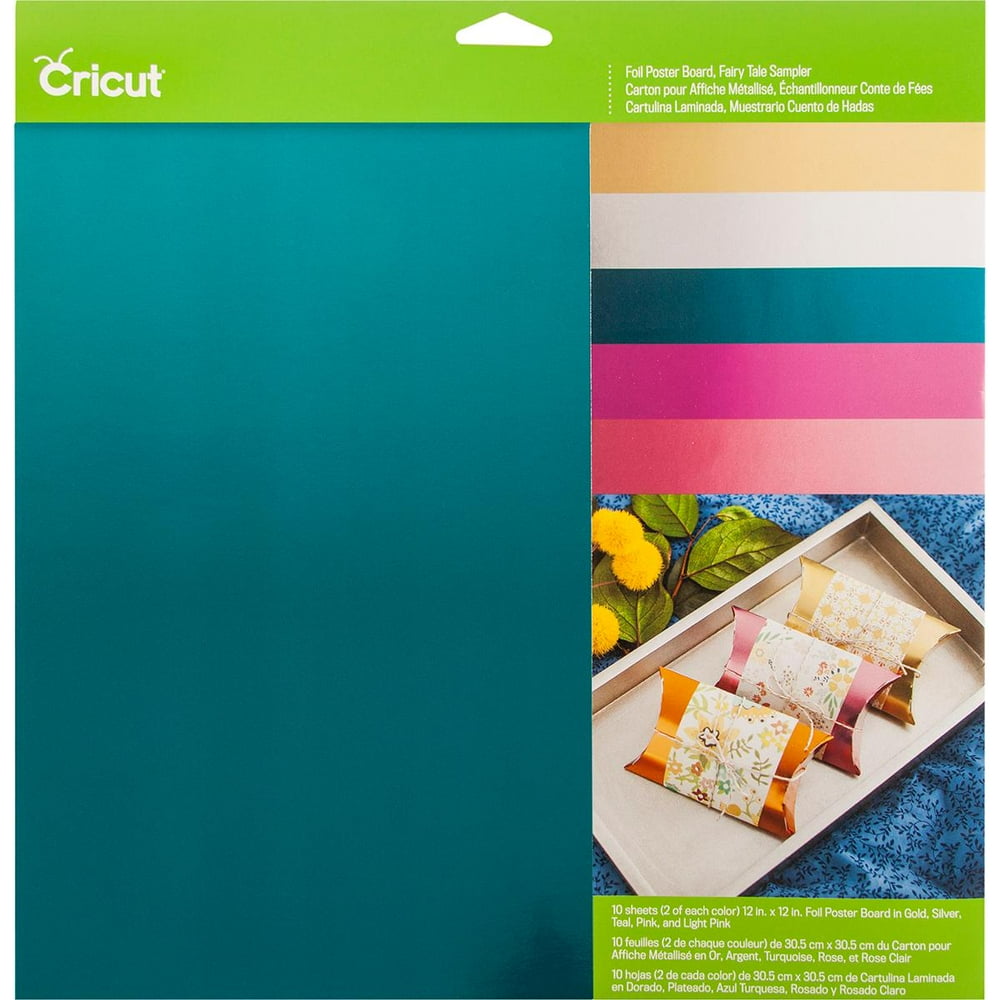 Cricut 12"X12" Foil Poster Board Sampler 10/PkgFairytale
