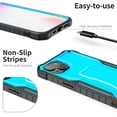 thumbnail image 5 of ExoGuard For iPhone 14 Case, Phone Case with Screen Protector and Kickstand (Blue), 5 of 7