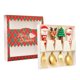 thumbnail image 5 of Juego de 4 tenedores y cucharas navideñas, vajilla navideña, decoración navideña, caja roja dorada, 5 of 9