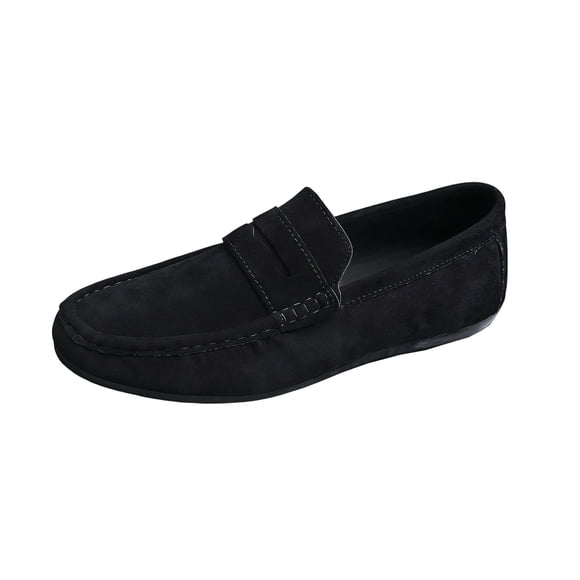 Men's Loafers Comfortable Slip on Driving Shoes, Casual Spring Summer Footwear for Walking, Non-Slip Flexible Sole, Fashionable Round Toe Design