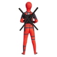 thumbnail image 3 of Mono Con Máscara Superhéroe Disfraz Deadpool Transpirable para Fiesta Halloween, 3 of 9