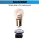 thumbnail image 4 of 2 uds. De bombilla de luz de señal de giro de coche, luz trasera delantera, Base de soporte intermitente 2U5Z13411DA compatible con Ford F150 F250 F350 Super Duty Edge 2009-2014, 4 of 7