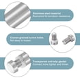 thumbnail image 4 of Unique Bargains 12 Pack Sign Standoff Screws, 1/2"x4" Stainless Steel Advertising Screws, Silver, 4 of 7
