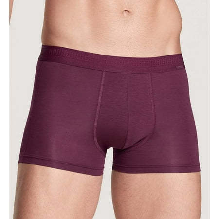 

Men s Calida 26065 Focus Cotton Blend Boxer Brief (Grape Wine 2XL)