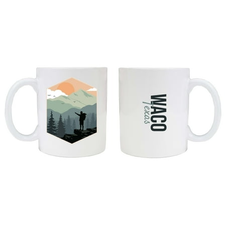 

Waco Texas Souvenir Hike Outdoors Design 8oz Coffee Mug 2-Pack