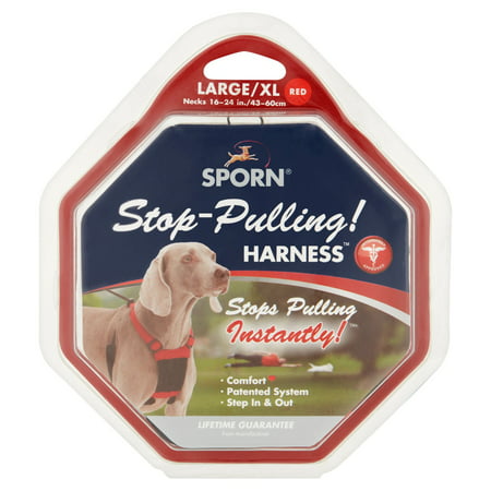 Sporn Stop-Pulling! Red Large/XL Harness