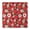 Red Strawberry Plants-1, variant on Red Strawberry Plants Fruit Dot Square Fitted Tablecloth with Elastic Edge,Square Table Cover,Washable Elastic Table Cover for Home Kitchen Party Decor 34"x34"