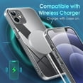 thumbnail image 6 of Crystal Clear Case for iPhone 12, [Not Yellowing] [Camera Protection] [Military Grade Drop Tested] Transparent Shockproof Protective Phone Case Soft Silicone Slim Cover, 6.1 inch, Transparent, 6 of 9