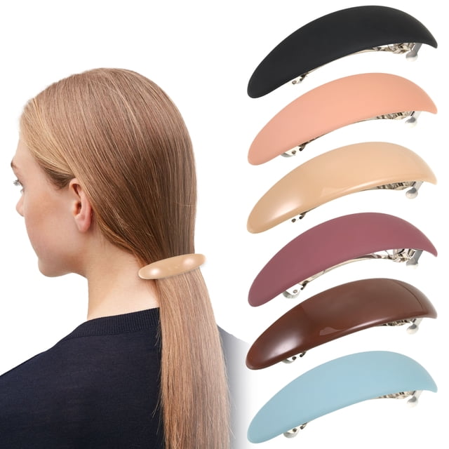 Guardurnaity 6 pinzas para el pelo geométricas vintage para mujer, accesorios elegantes y duraderos para el cabello. Accesorio para el cabello