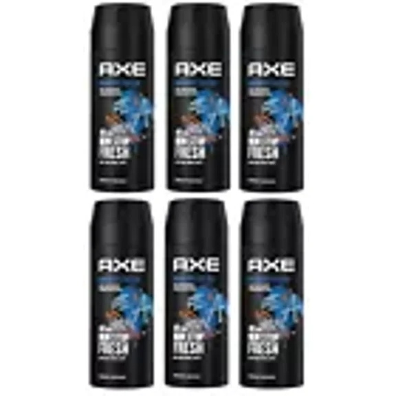 AXE Anarchy 48H High Definition Scent Deodorant Body Spray for Men 5 oz 6 Pack