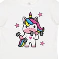thumbnail image 4 of Inktastic Fitness Unicorn Weightlifting Girls Toddler T-Shirt, 4 of 5