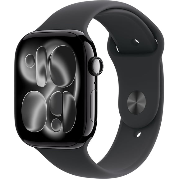 Restored Apple Watch Series 11 GPS + Cellular 46mm Natural Titanium Case with Stone Gray Sport Band - S/M (Refurbished)